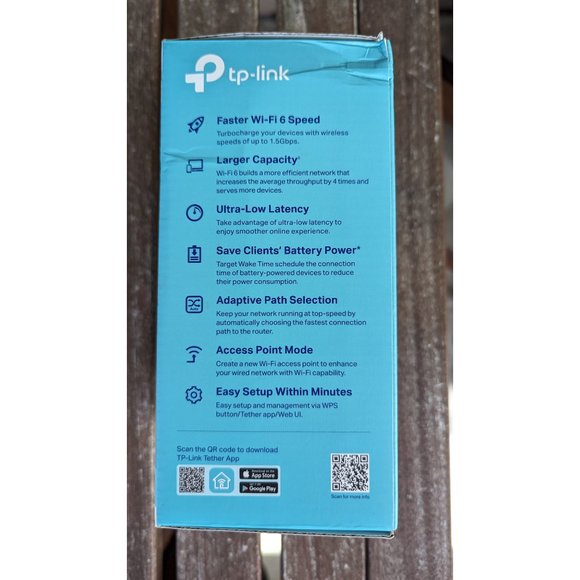 💜TP-Link AX1500 Wi-Fi 6 Range Extender (RE505X) - OneMesh Compatible - Picture 3 of 7